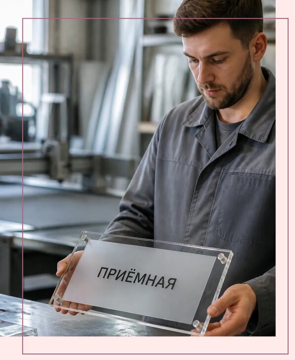 Таблички из оргстекла на заказ в Энгельсе от 4157 р. | Аванза-Энг